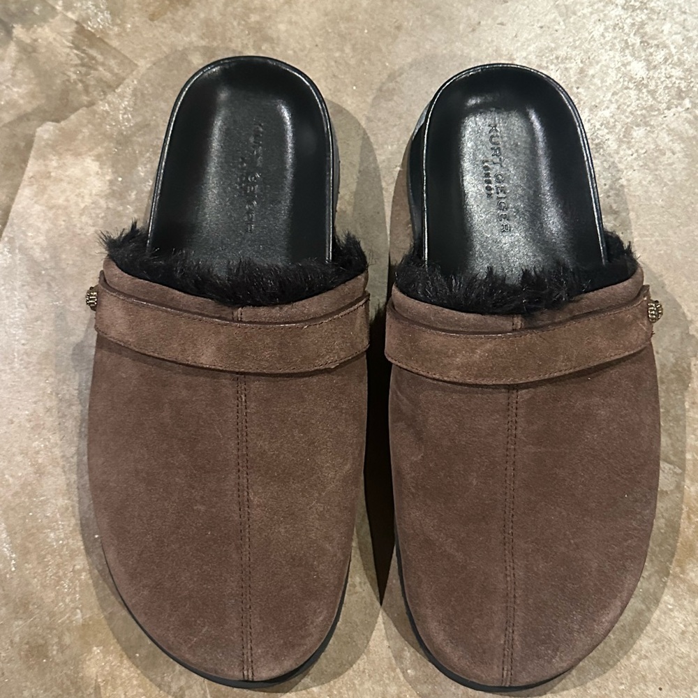Kurt Geiger Brown Suede Men's Mule